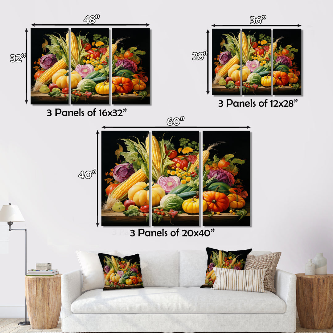Vegetables A Vibrant Food I - Multi-Panels