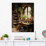 French Wine Cellar II - Food & Beverage Canvas Wall Art