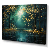 Bold Forest Emerald Canopy III - Landscapes Canvas Wall Art