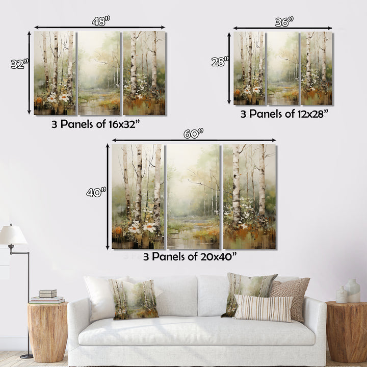 Minimalism Forest Woods II - Multi-Panels