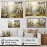 Minimalism Forest Woods II - Landscapes Canvas Wall Art