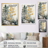 Forest Minimalism Guardians II - Landscapes Canvas Wall Art