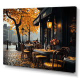 France Parisian Cafe Charm III - Landscapes Canvas Wall Art