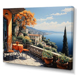 French Mediterranean Bliss In Provence III - Landscapes Canvas Wall Art