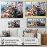 Frog Monochrome Landscape - Frog Home Decor Art