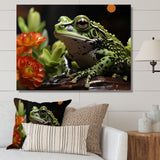 Frog Amphibian Serenade - Frog Bedroom Wall Art
