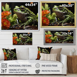 Frog Amphibian Serenade - Frog Bedroom Wall Art