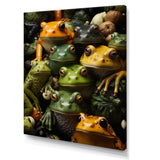 Toads Family - Frog Canvas Wall Art
