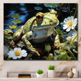 Frog Freedom - Frog Canvas Wall Art