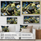 Frog Freedom - Frog Canvas Wall Art