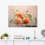 Fruit Abstract Peach - Food & Beverage Canvas Wall Art