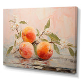 Fruit Abstract Peach - Food & Beverage Canvas Wall Art