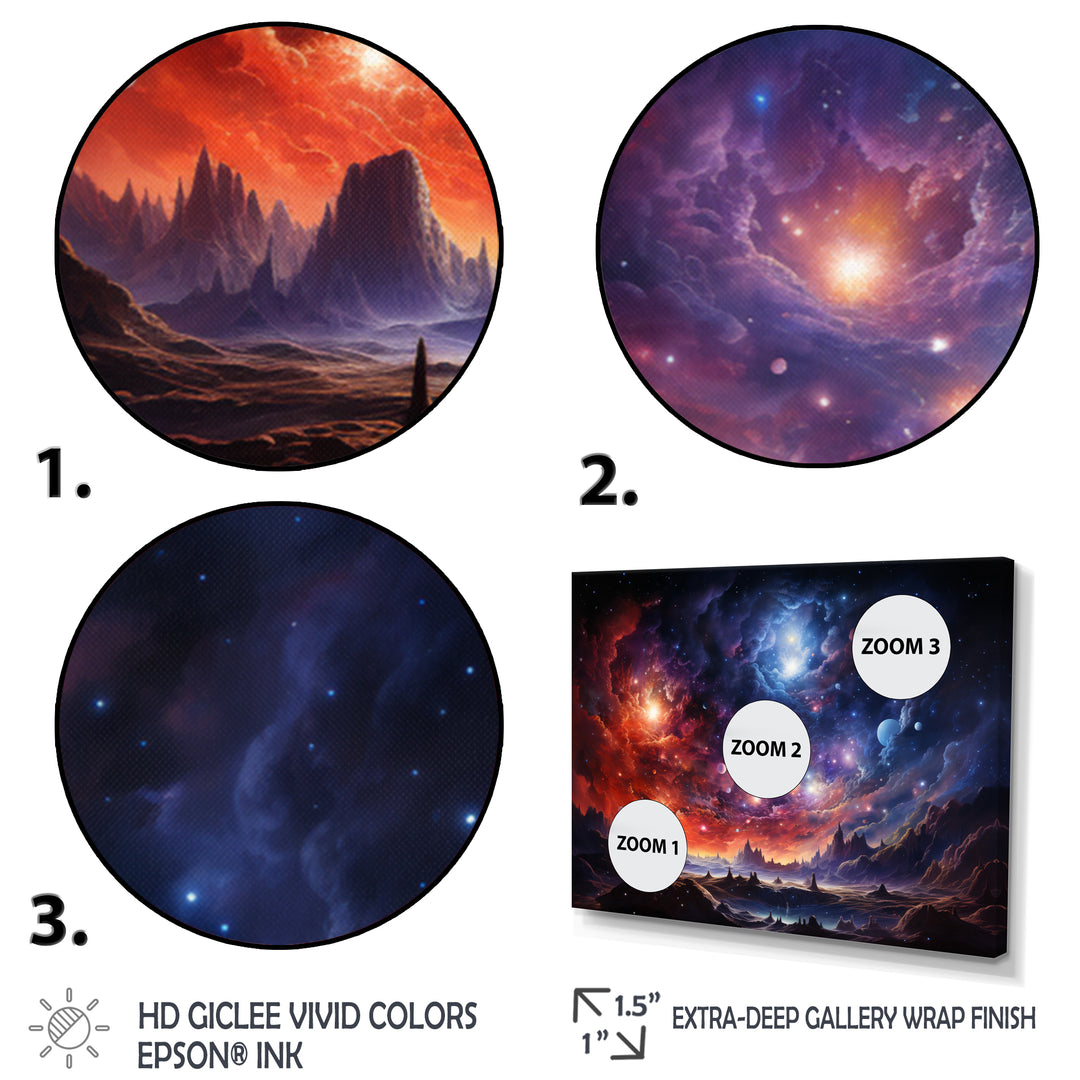 Galaxy Celestial Fireworks IV - Multi-Panels