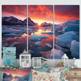 Glacier Landscape Sunset Photography I - Multi-Panels