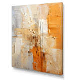 Glam Orange Beige Collage IV - Fashion Canvas Wall Art