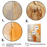 Glam Orange Beige Collage IV - Fashion Canvas Wall Art