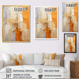 Glam Orange Beige Collage IV - Fashion Canvas Wall Art