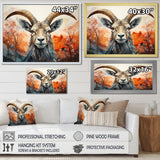Goat Mountain Explorer Geometric - Goat Wall Decor