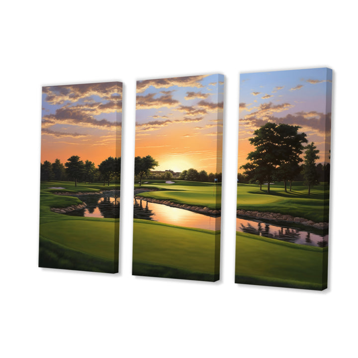 Golf Dawn On The Put II - Multi-Panels
