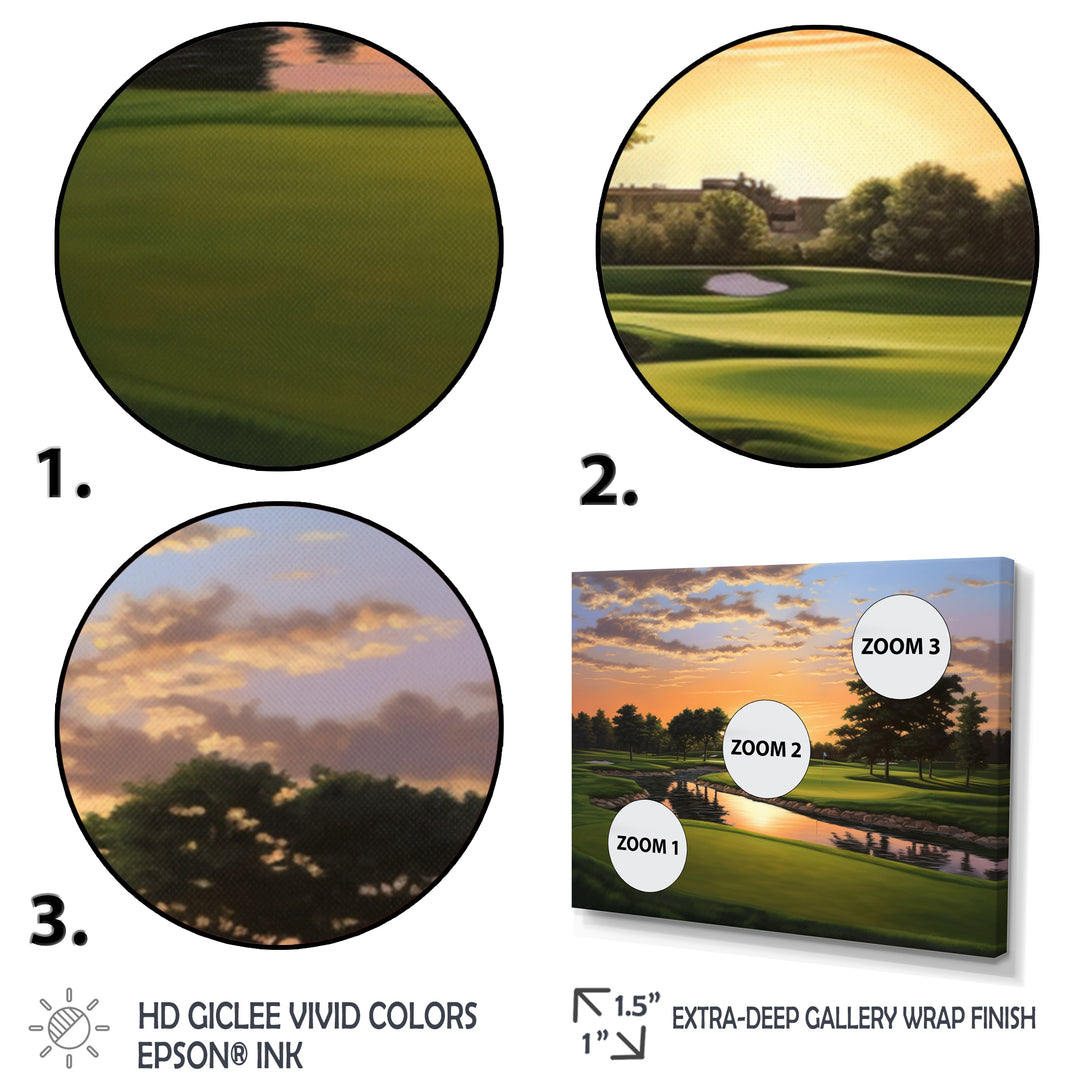 Golf Dawn On The Put II - Multi-Panels