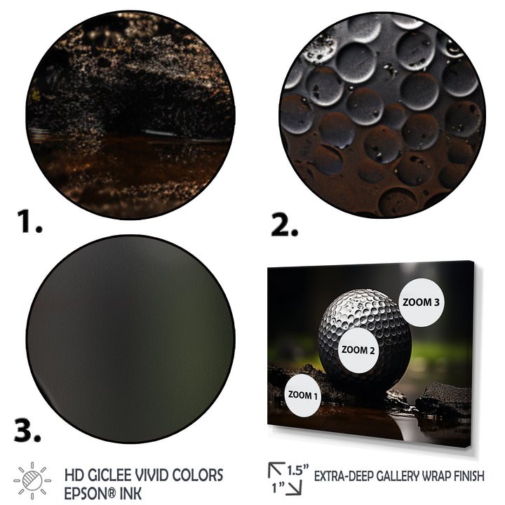Golfers Focus - Golf Canvas Wall Art