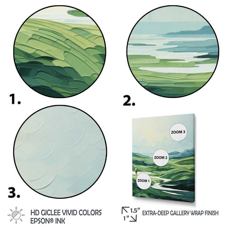 Golf Harmonious Drives - Golf Canvas Wall Art