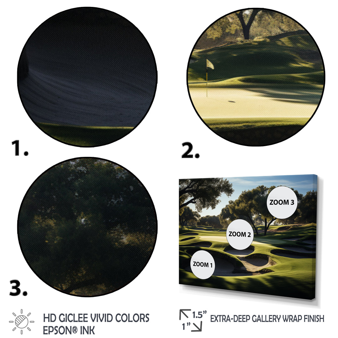 Golf Precision Putt I - Golf Canvas Wall Art