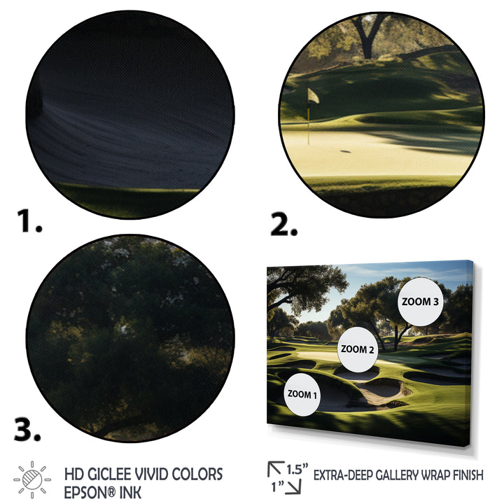 Golf Precision Putt I - Golf Canvas Wall Art