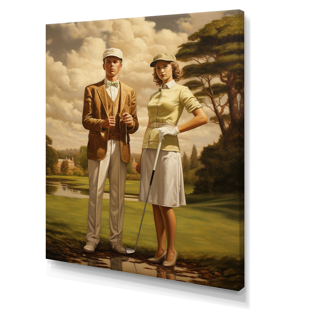 Vintage Timeless Golf - Golf Canvas Wall Art