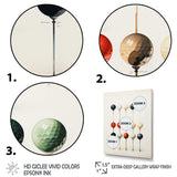 Minimalism Golf Tees IV - Sports Canvas Wall Art