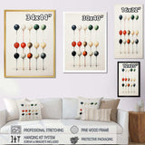 Minimalism Golf Tees IV - Sports Canvas Wall Art