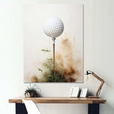 Minimalism Golf Tees IX - Sports Canvas Wall Art