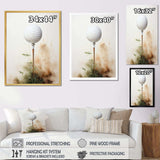 Minimalism Golf Tees IX - Sports Canvas Wall Art