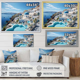 Greece Santorini Dreams I - Landscapes Canvas Wall Art