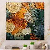 Hardedge Art Earthy Euphony VI - Abstract Canvas Wall Art