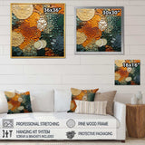 Hardedge Art Earthy Euphony VI - Abstract Canvas Wall Art