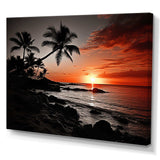 Hawaii Sunset Serenade I - Landscapes Canvas Wall Art