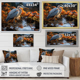 Heron Reflections Of Grace - Heron Home Decor Art