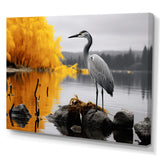 Heron Silent Waters - Heron Bedroom Wall Art