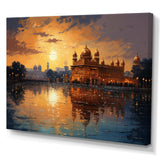 Hinduisim Golden Temple II - Spiritual Canvas Wall Art