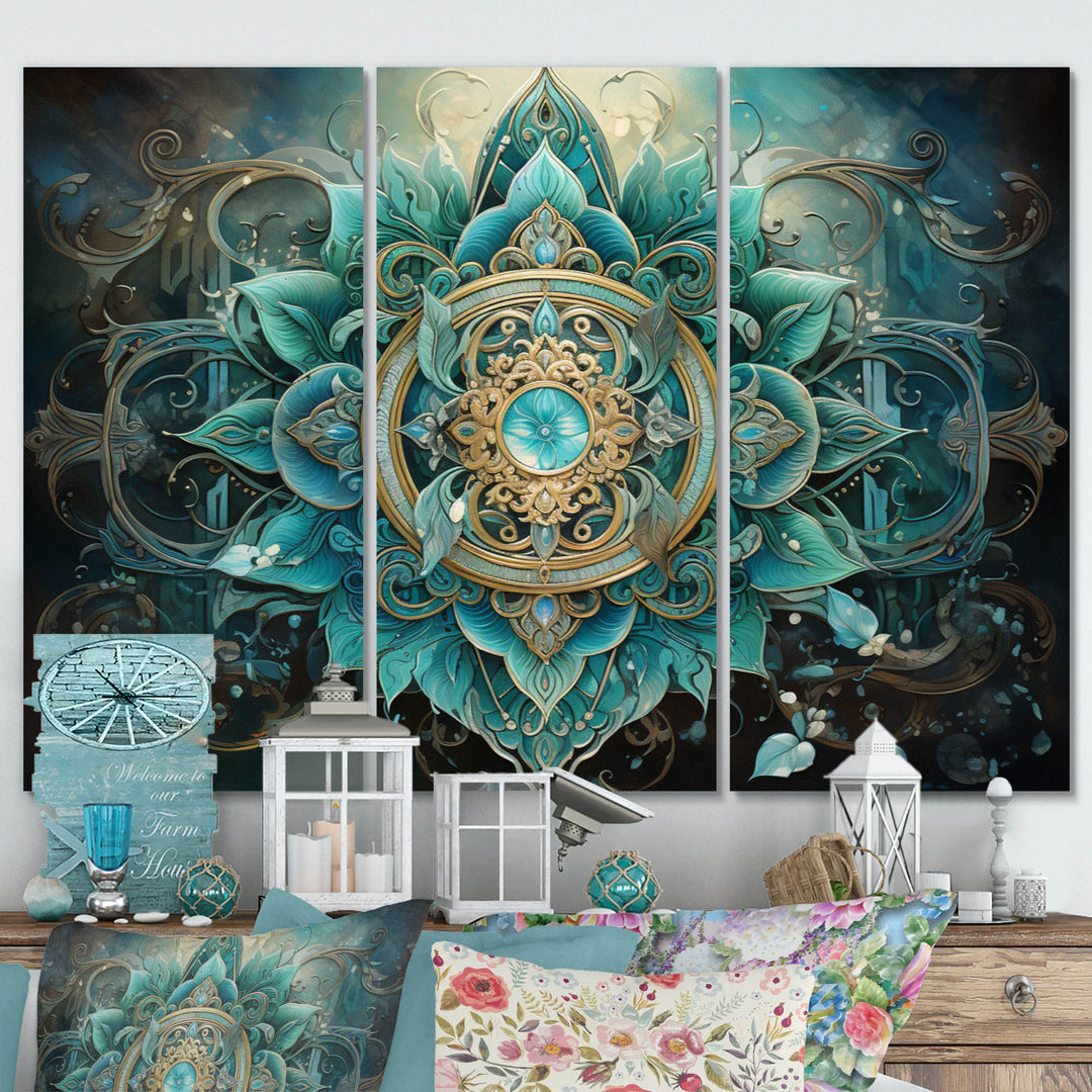 Hinduisim Sacred Om Symbol - Multi-Panels