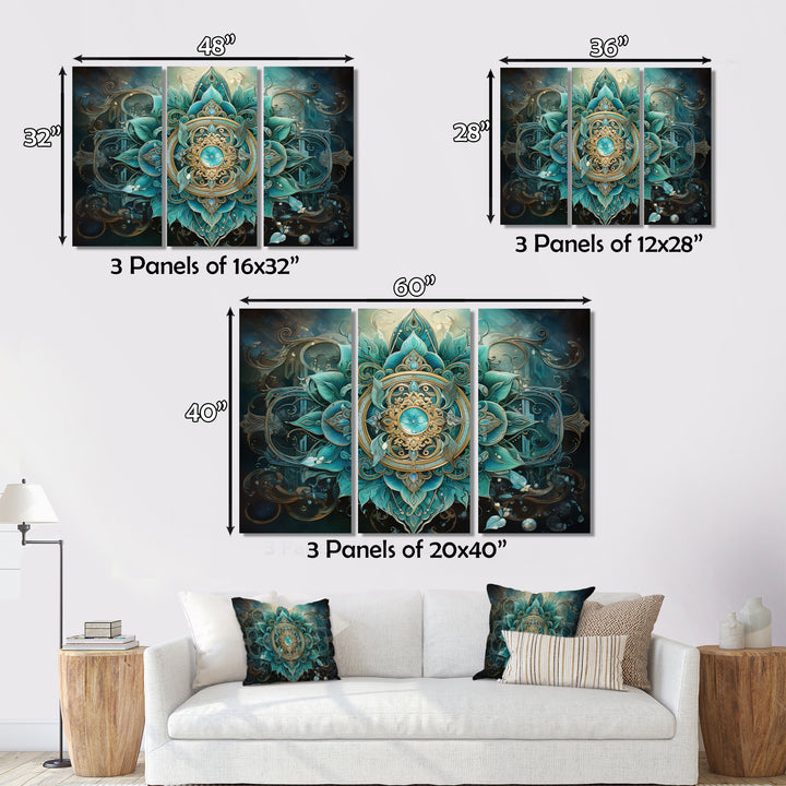 Hinduisim Sacred Om Symbol - Multi-Panels
