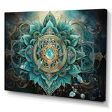 Hinduisim Sacred Om Symbol - Spiritual Canvas Wall Art