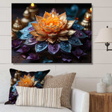 Hinduisim Vibrant Mandala - Spiritual Canvas Wall Art