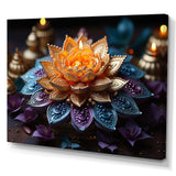 Hinduisim Vibrant Mandala - Spiritual Canvas Wall Art