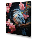 Blue Pink Hummingbird Enchanting Hum Pastoral - Hummingbird Wall Decor
