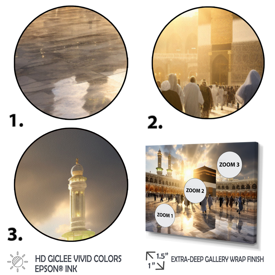 Islam Art Kaaba Reflection I - Multi-Panels