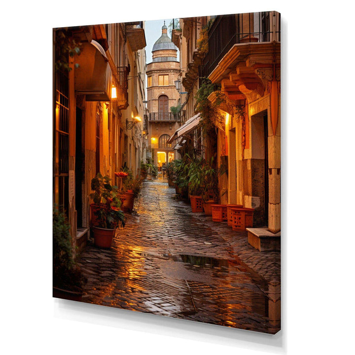 Italy Eternal City Whispers - Landscapes Canvas Wall Art