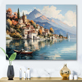 Italy Lake Como - Landscapes Canvas Wall Art