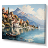 Italy Lake Como - Landscapes Canvas Wall Art